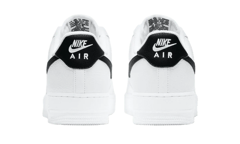 Nike Air Force 1 '07 White Black Pebbled Leather